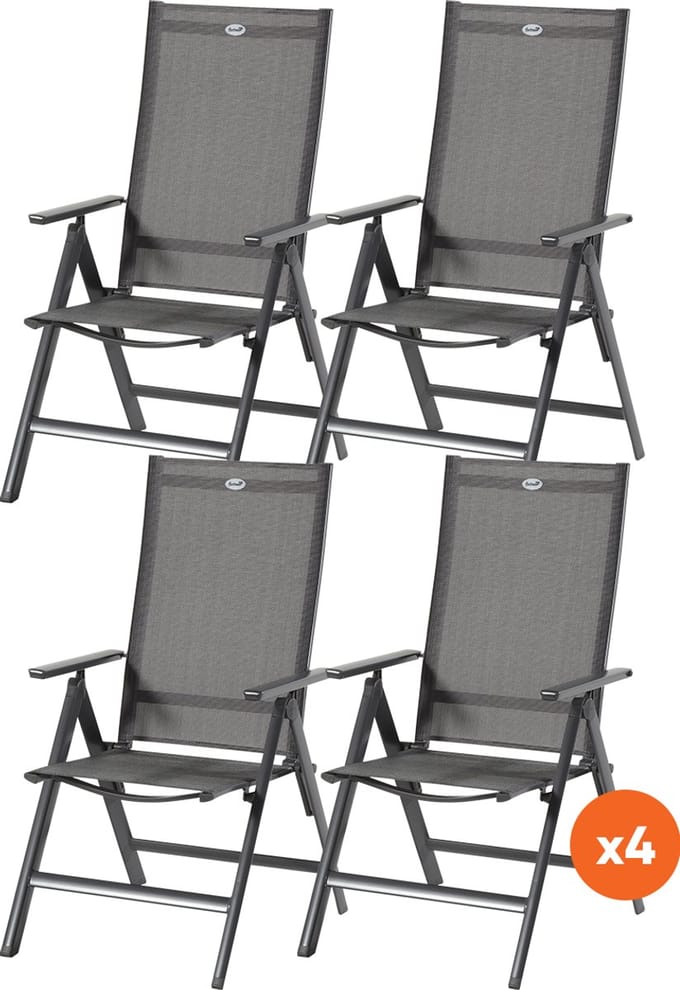 Set van 4 - Hartman Aruba verstelbare stoel