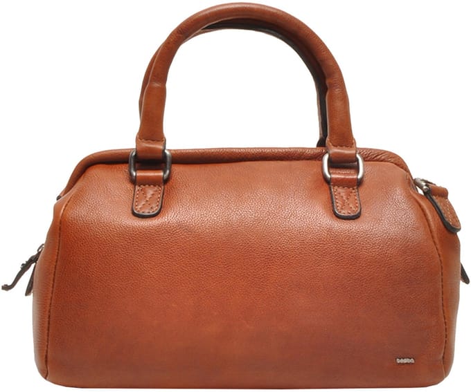 Berba | Lucca | Handtas | Dames | Dokterstas | Cognac | Bruin | Leer