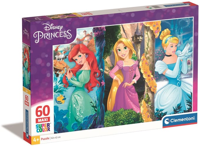 Clementoni - Puzzel - 60 Stukjes - Disney Princess - Puzzel Voor Kinderen Vanaf 4 Jaar