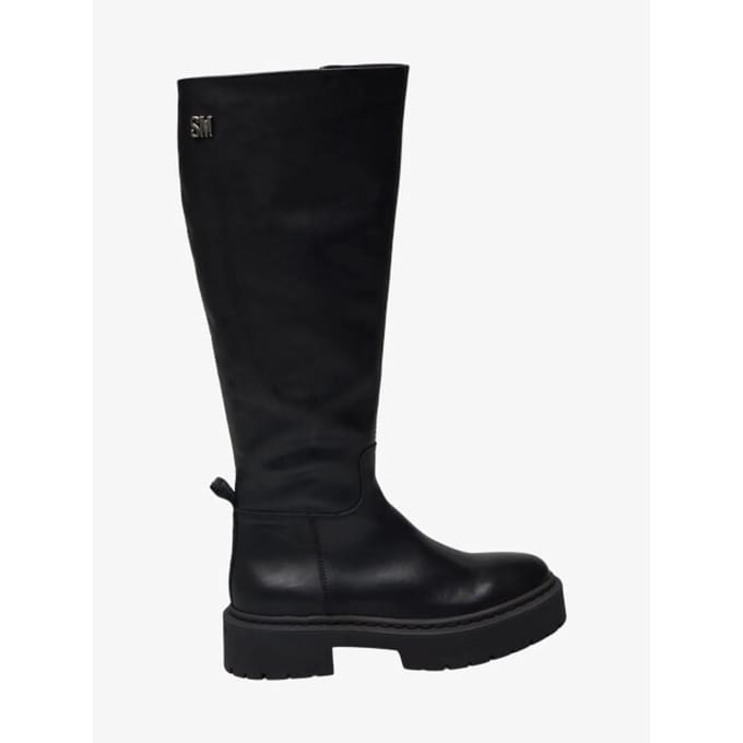 Steve Madden Galina Boots Black Leather Taglia: 37 | Stivali Outlet | Donna | Nero