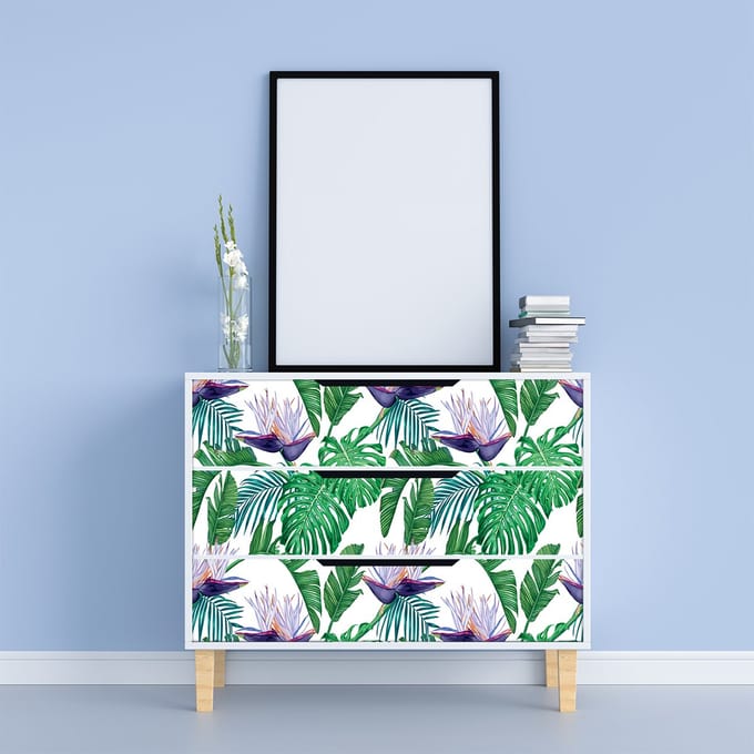 Tropische meubelsticker Janjira 60 x 90 cm