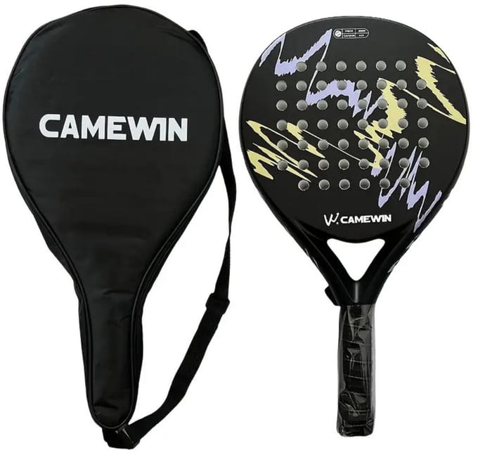 Nivard Padel Racket - Padelrackets - Padelracket - Geel/Paars