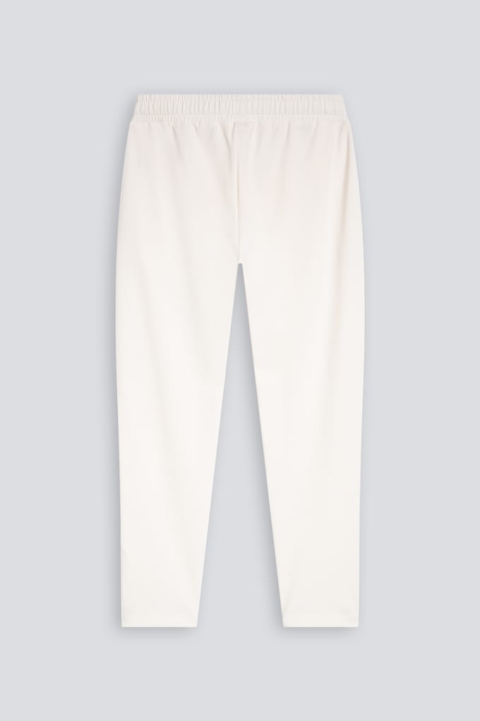 Track pants Serie Felpa Stretch Whisper White