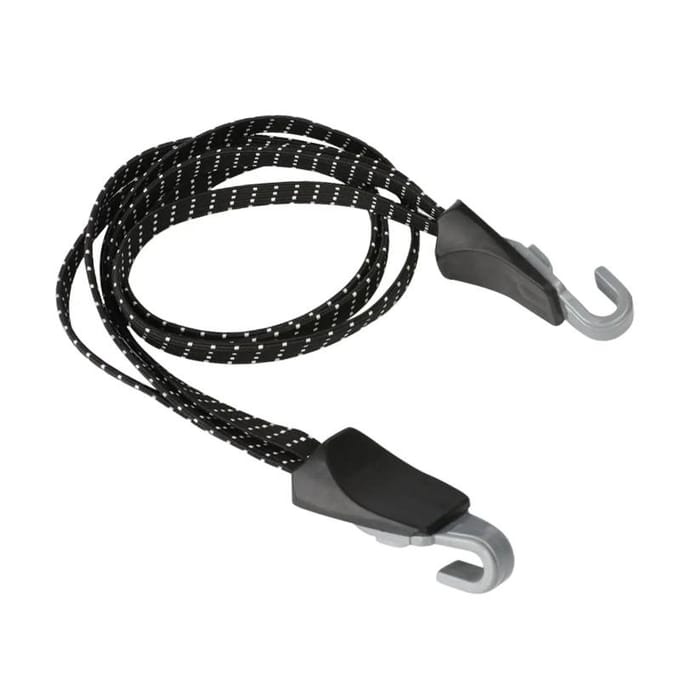 Sangles en caoutchouc Sangles à cordon Fixations élastiques Sangles à cordon avec crochets pour porte-bagages de vélo Installation fixe Porte-bagages St Utilisation pratique black