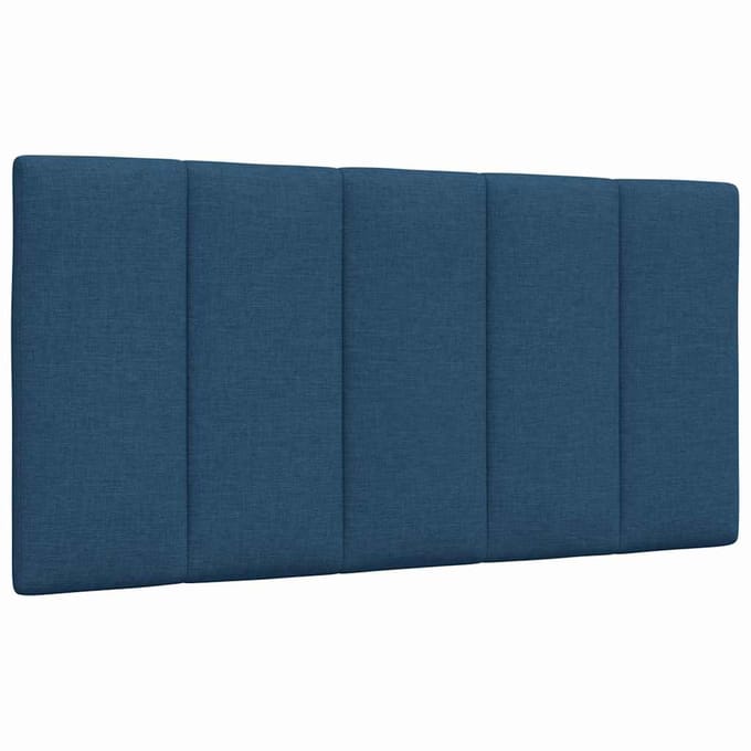 vidaXL - Hoofdbordkussen - "Hanko" - 100 - cm - stof - blauw