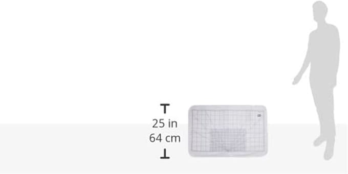 Strijkdeken 60 x 90 cm - Metrisch Geschaald en Hittereflecterend Katoen - Wit