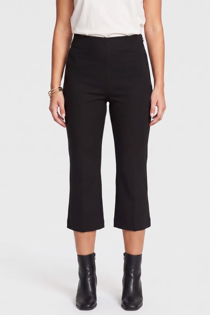 ARKET Eevi Cotton Black Größe: 32 | Stoffhosen Outlet | Damen | Schwarz