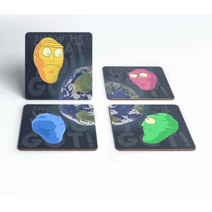 Rick and Morty Show Me What You Got Onderzetters