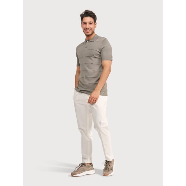 Polo korte mouw Blue Industry khaki regular fit