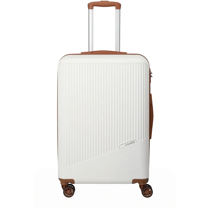 travelite Bali BALI 4w Trolley White / Cognac Wit 65cm