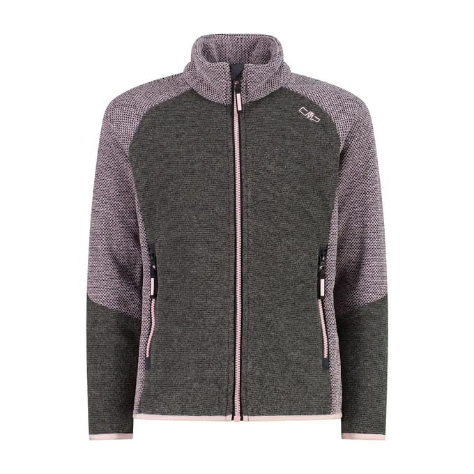 Gelaagde technische tricot fleece honingraat gemêleerd meisje CMP