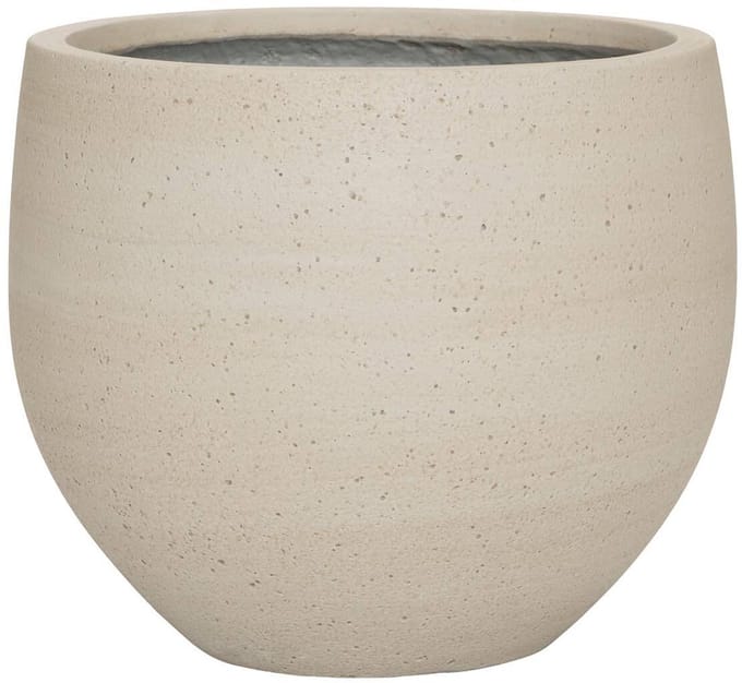 Pottery Pots Bloempot Cement Mini Orb M, Beige Washed / Grijs D 25 cm H 21 cm