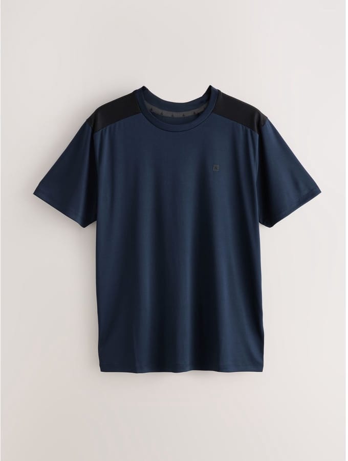 Next - Heren - Active Training T-shirt met korte mouwen - Blauw