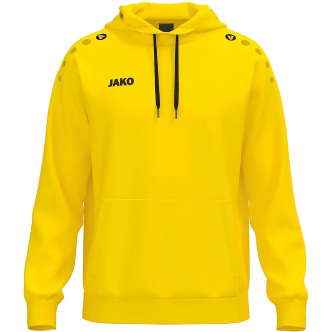 JAKO Sweater met kap One Cotton geel kindermaten 6701k-335