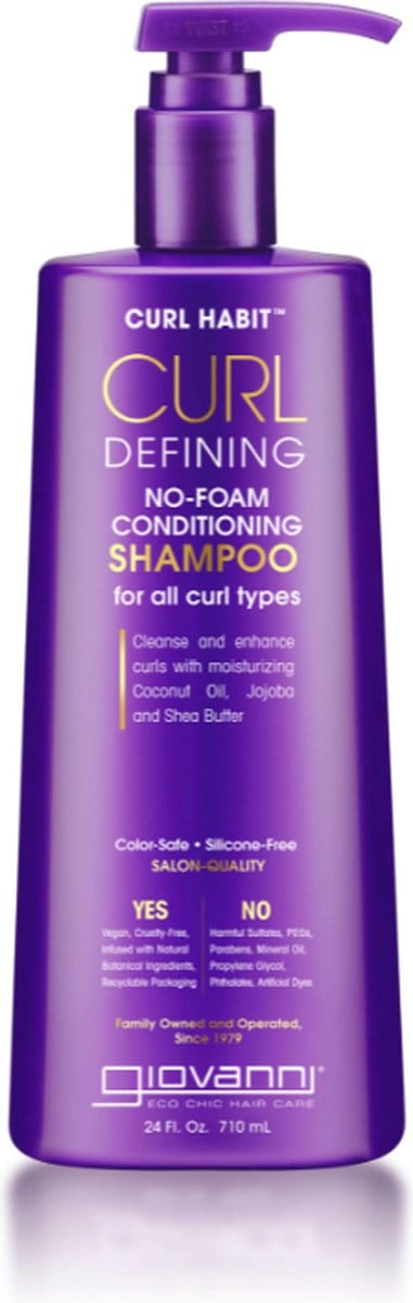 Giovanni Cosmetics - Curl Habit Curl Defining NO-FOAM Conditioning Shampoo(Value Size) - 710ml