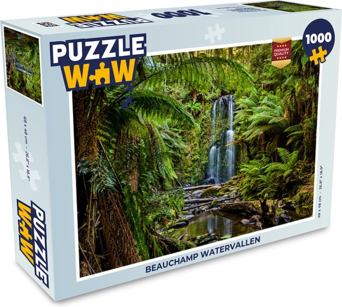 Puzzel Beauchamp watervallen - Legpuzzel - Puzzel 1000 stukjes volwassenen