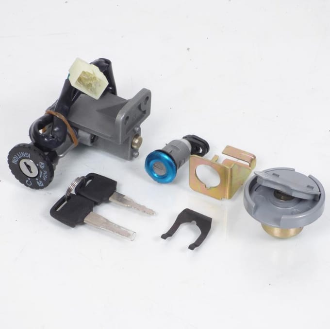 Teknix-slotenset voor Kymco 50 Agility-scooter, 4 draden, nieuw