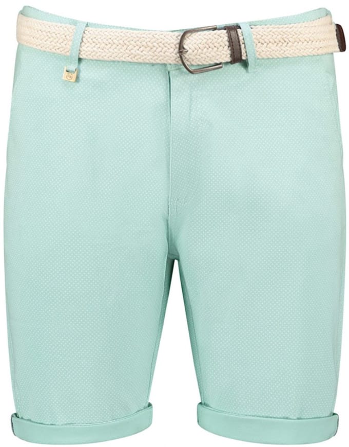 Geographical Norway Chino Bermuda Met Stretch Podex Minth - XL