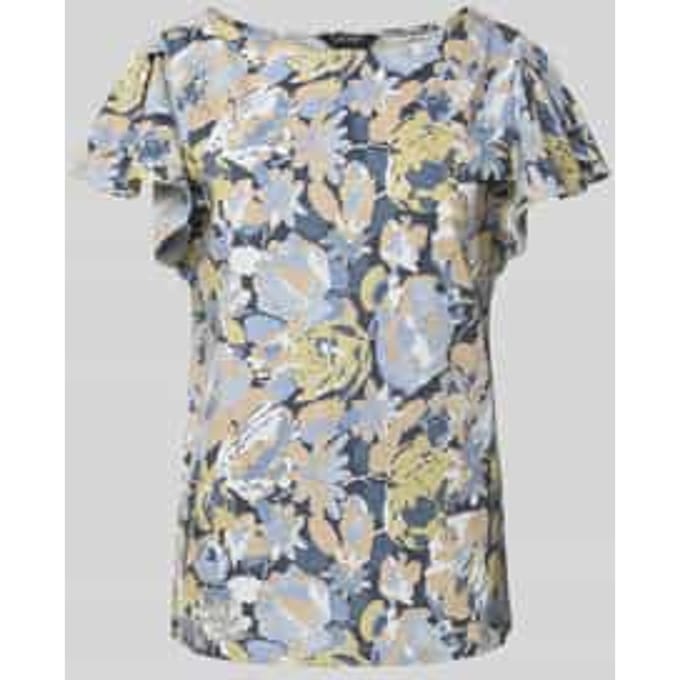 T-shirt met boothals, model 'EDBERT'