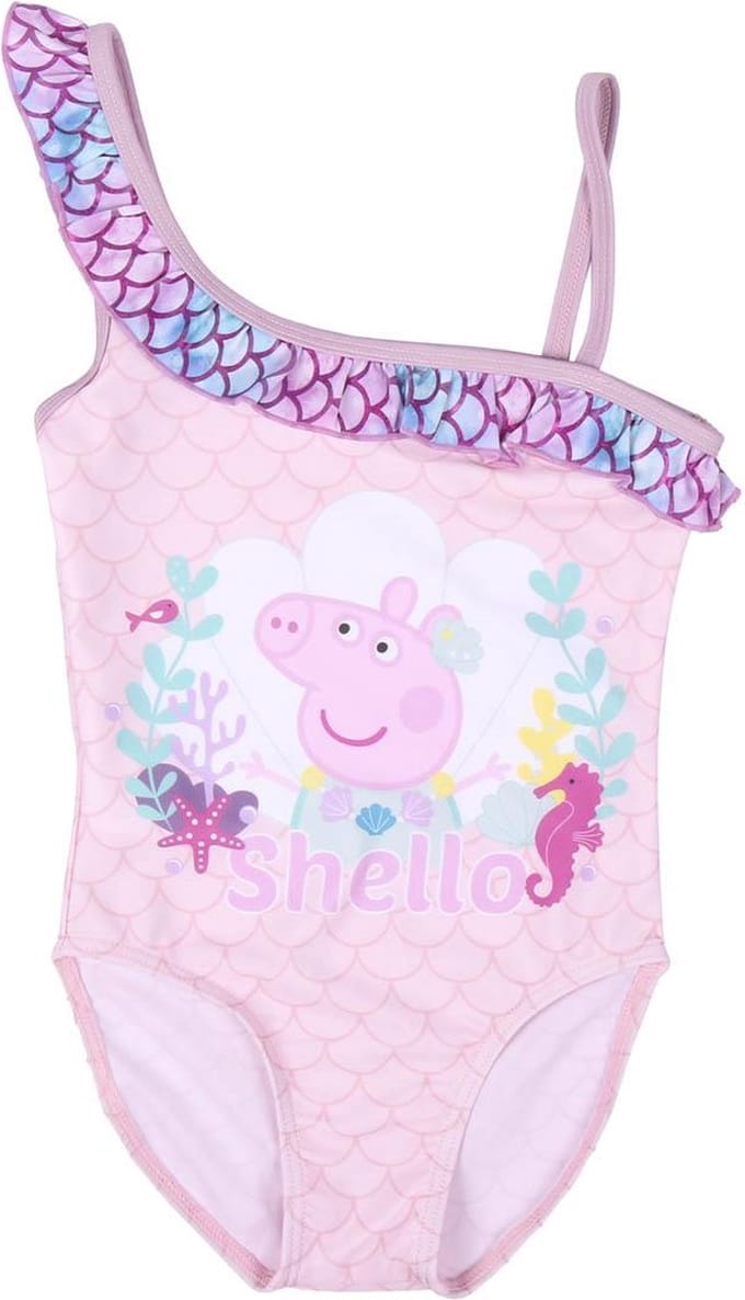 Peppa Pig - Badpak Peppa Pig - meisjes - roze - maat 98
