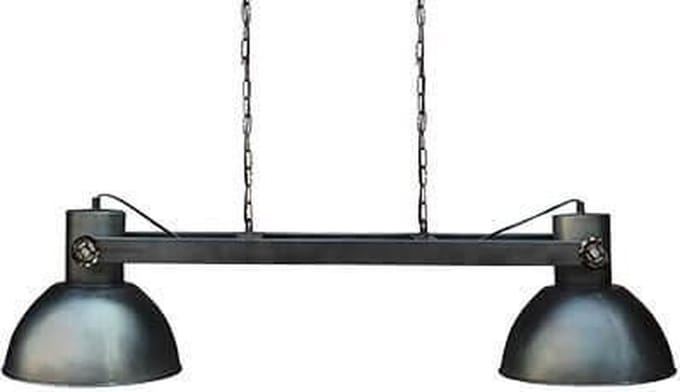 Hanglamp zwart - Metaal - 110 cm - Sweet Living - 2-fitting