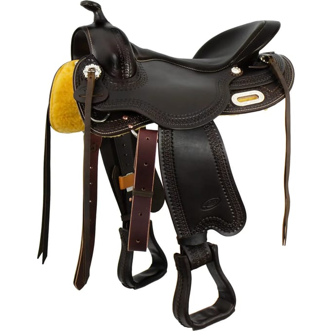Paardenzadel van leer Freemax Arabian