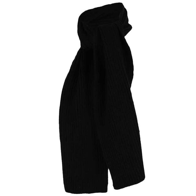 Sjaal kinderen - Unisex - Effen - 2 t/m 8 jaar - Zwart / 4/8 Jaar