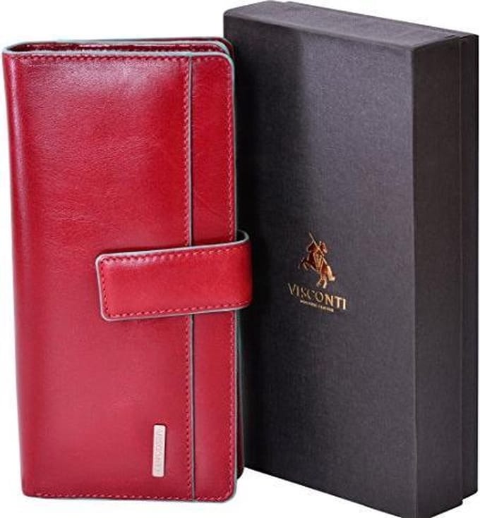 Visconti Verona leder Portemonnee - VR10 red