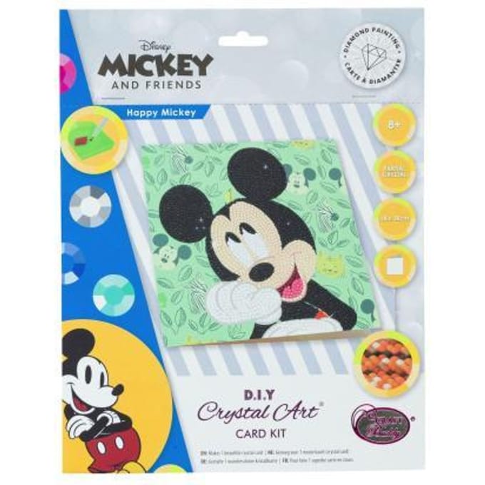 Crystal Card Kit | Diamond painting 3D Happy Mickey