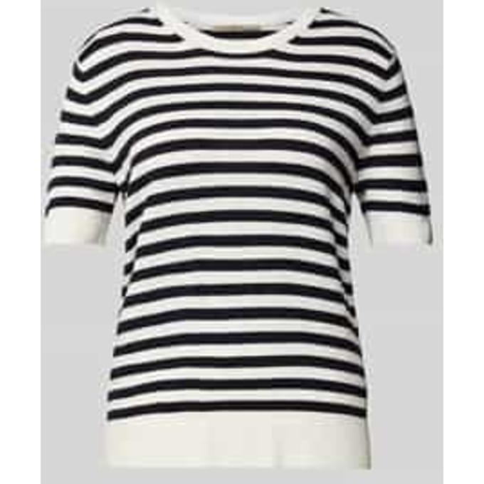 Gebreid shirt met ronde hals