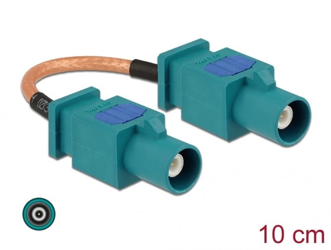 Delock Antenna Cable FAKRA Z plug > FAKRA Z plug RG-316 10 cm