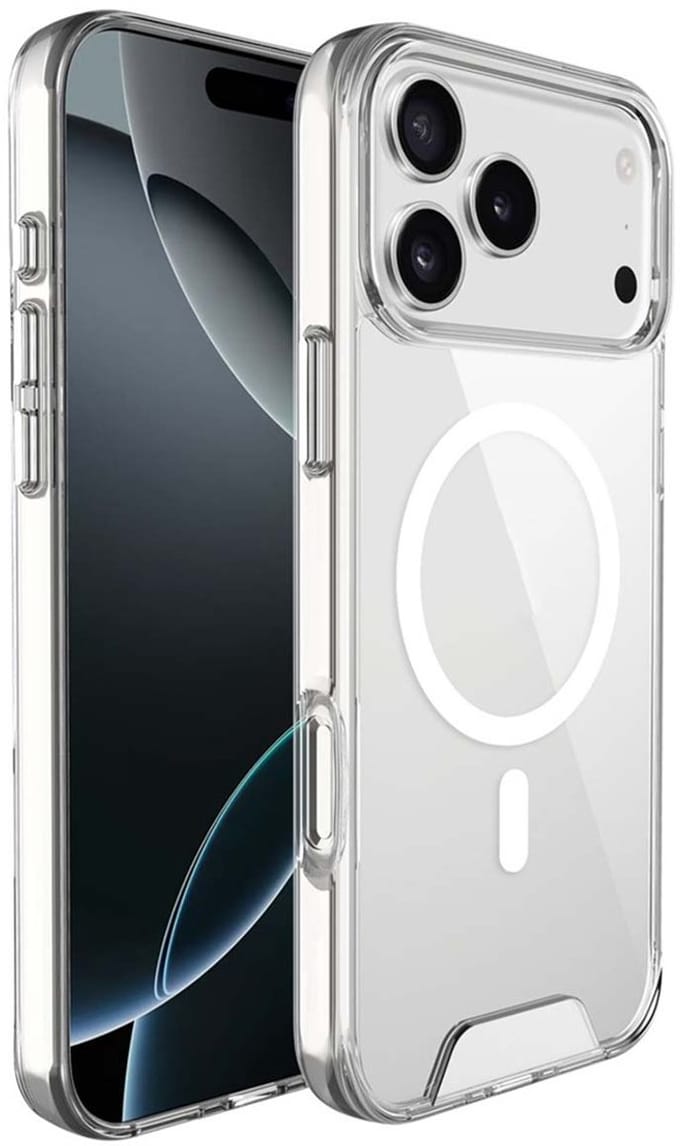 MYWAY, Hoesje geschikt voor iPhone 17 Pro Max - Clear MagSafe Elegant & Anti-Shock, Transparant