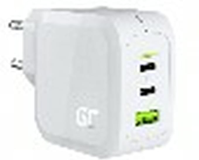 Green Cell PowerGaN charger 1x USB-A 2x USB-C 3.25 A