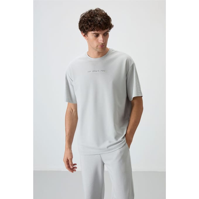 Oversized Geprinte Crew Neck T-shirt