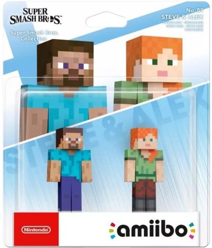 Amiibo Steve & Alex 2 in 1 - Super Smash Bros Collection - Nintendo Switch