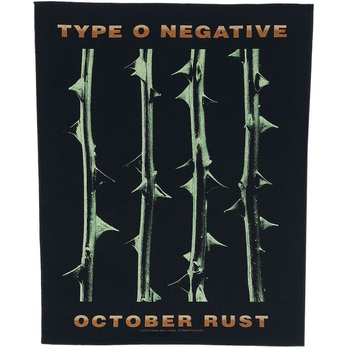 Type O Negative October Rust Unisex Embleem - meerkleurig - Standard