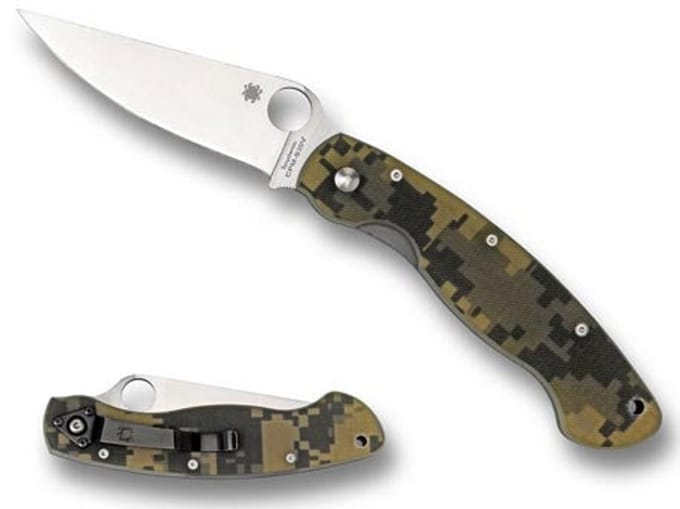 Spyderco Zakmes Military Camouflage CPM S30V PE