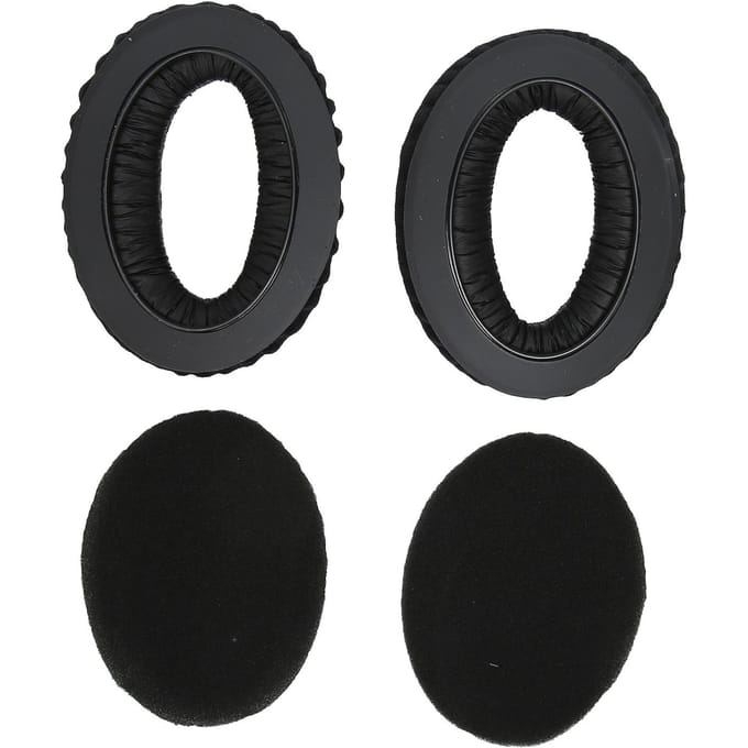 Vervangende oorkussens kussenhoes voor Sennheiser HD545 HD565 HD580 HD600 HD650 hoofdtelefoon black