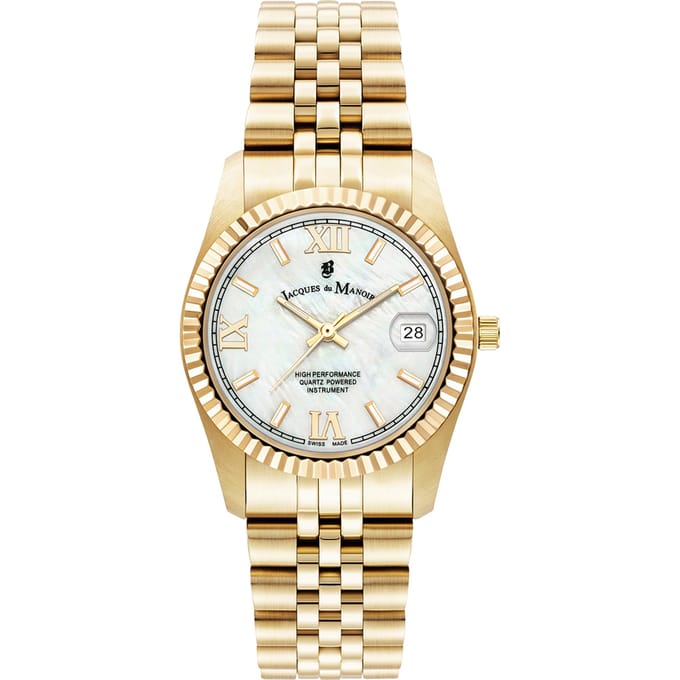 Jacques du Manoir - Inspiration Roman - JWL01302 - Dames - Horloge - Ø34