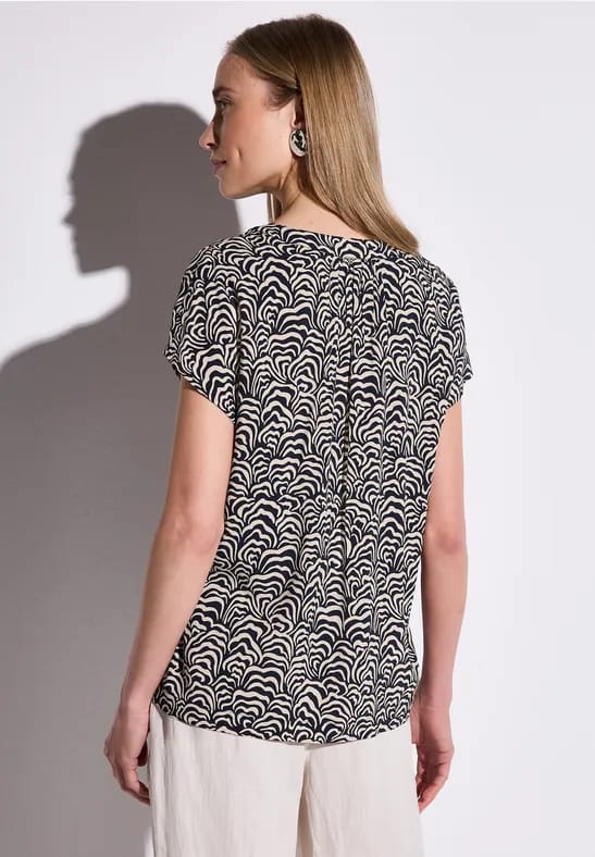 Bedrukte blouse