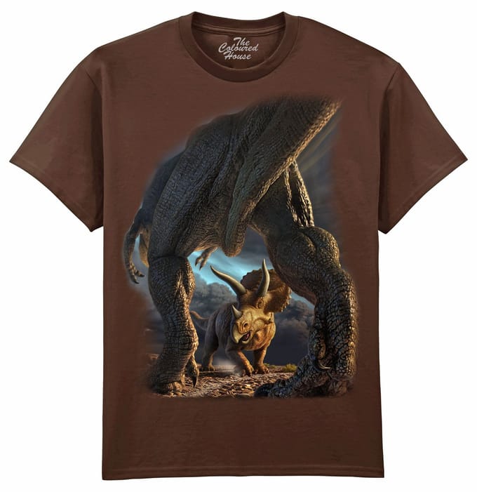 Dinosaurus Face Off The Coloured House T-shirt S