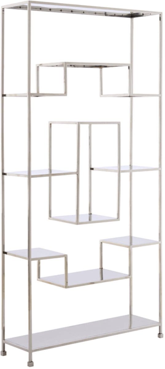 Light&living Kast open 100x30x205 cm REZINA nikkel