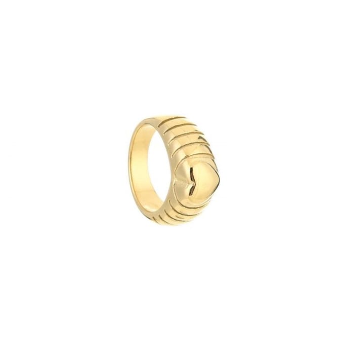 ring met hartje - zegel - love - dames - cadeau tip