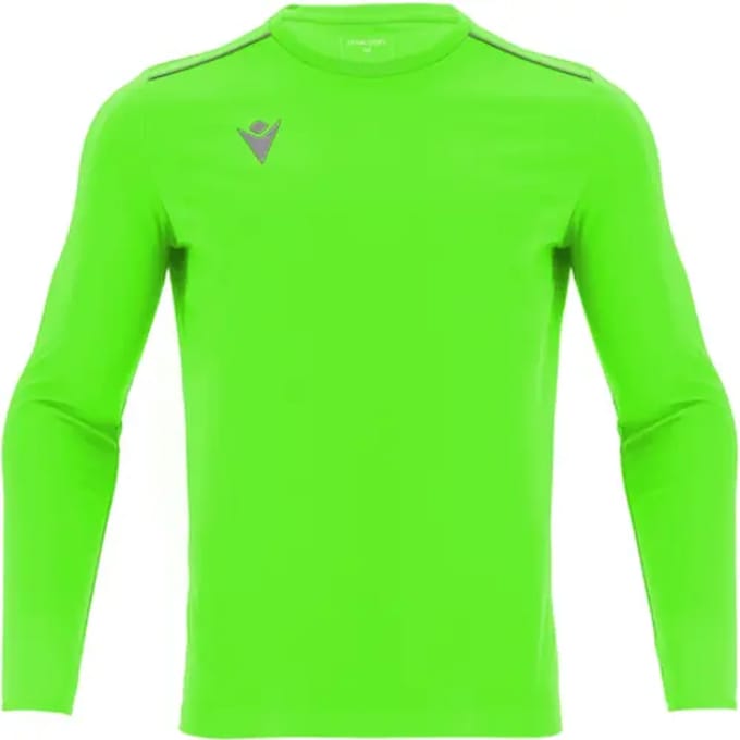 Macron Rigel Hero Voetbalshirt Lange Mouw Heren - Fluo Groen | Maat: XL