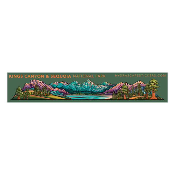 Hydrascape - Kings Canyon & Sequoia Miniscape - Outdoor Sticker