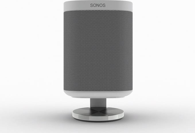 Multibrackets - Sonos premium bureaustandaard voor Sonos One, One SL en PLAY:1 | kleur wit