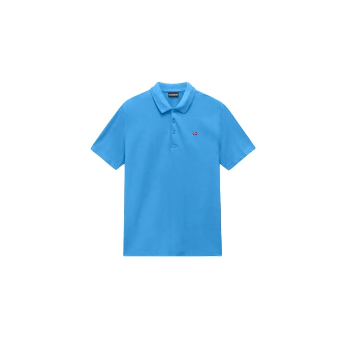 Polo Shirt Korte Mouw Napapijri Ealis Polo Mid Blauw