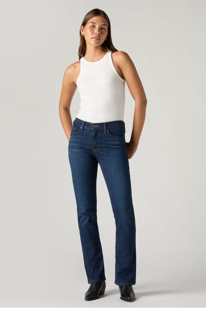 Levi's 315 Shaping Bootcut Jeans Maat: W30L32 | Jeans Outlet | Dames | Blauw