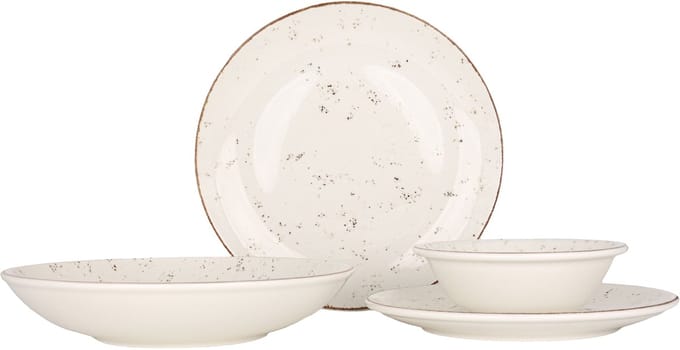Bonna Serviesset - Grain - 24 delig - 6 persoons - Porselein