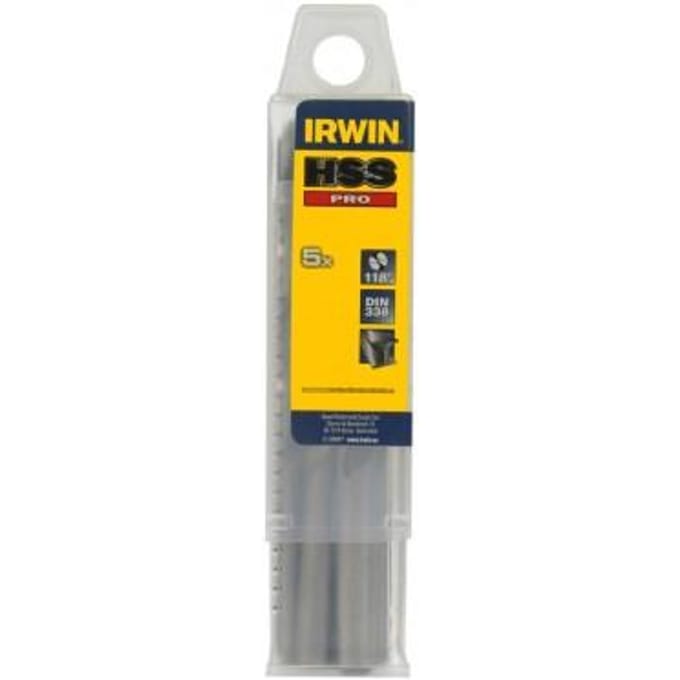 Irwin HSS Pro - Metaalboor - 12.5mm - DIN 338 - 5 stuks